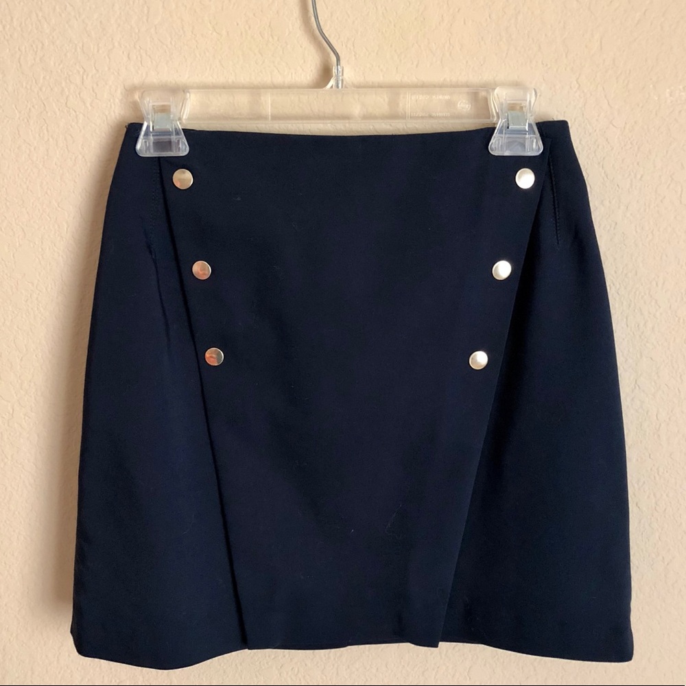Zara nautical style mini skirt, navy, size XS